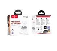 AURICOLARI HOCO EQ24 BLUETOOTH + CUSTODIA/BASE DI CARICA BIANCO (BLISTERATO)