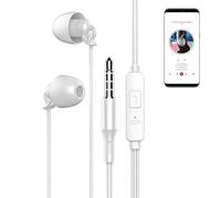 Auricolari In-Ear - Auricolari per dormire in silicone cablati | Tappi per le orecchie a riduzione del rumore | Auricolari per dormire in silicone | Auricolari in-ear antirumore di somma