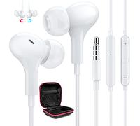 Auricolari in Ear con Cavo per Redmi Note 13 12 11S 11 10 Pro+, Stereo Magnetico Cuffie Jack 3.5mm con Microfono Cancellazione Rumore per Xiaomi POCO X6 X5 iPad Samsung Galaxy M13 A23 iPhone 6