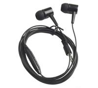 Auricolari In-Ear Filo Jack 3.5mm Leggeri Comodi | Jack audio 3.5mm standard, compatibilità , per smartphone tablet laptop, and play, nessun driver(black)