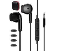 Auricolari In Ear per Xiaomi Redmi A3 14C 13C Note 14 13 12 Pro+ 11S Cuffie Filo con Jack 3.5mm Cuffie HiFi Stereo con Microfono e Controllo del Volume Cuffie 3,5MM per Samsung Galaxy A06 A25 A15 A05s