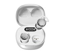Auricolari in-ear senza fili Bluetooth piccoli auricolari invisibili mini cuffie per dormire lateralmente blocco del rumore nascosto TWS comodi auricolari bianchi per piccoli canali uditivi dormienti