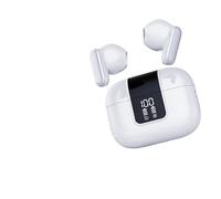 Auricolari in-ear wireless Bluetooth 5.4 con 6 microfoni ENC con cancellazione del rumore, chiamate chiare, bassi profondi, suono stereo HiFi, Playtime, display di alimentazione a LED, IPX7, cuffie