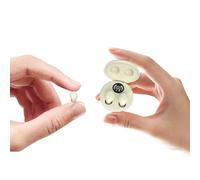 Auricolari in-ear wireless Bluetooth invisibili, morbidi, con cancellazione del rumore, auricolari nascosti per orecchie più piccole, TWS, mini auricolari per iPhone, Android, ufficio, lavoro e sonno