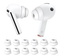 Auricolari in silicone morbido per Samsung Buds3 Pro Run(bianco) | Ideale per allenamenti in palestra, corsa per sessioni, pendolarismo, stile di vita attivo, stabile durante il movimento