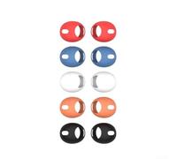 Auricolari in silicone per AirPods Pro di seconda generazione, resistenti ai graffi, materiale morbido con chiusura confortevole, per palestra, corsa, sport, 5 paia di colori assortiti (colori misti)
