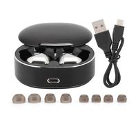 Auricolari invisibili dal design mini, auricolari wireless Bluetooth, custodia di ricarica leggera, connettività stabile, controllo con un solo