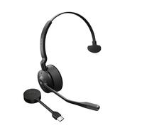 Auricolari Jabra Engage 55 wireless DECT con microfono e cancellazione rumore nero titanio