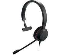 Auricolari Jabra Evolve 20 cablati USB-C/A per ufficio con cancellazione rumore neri