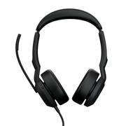 Auricolari Jabra Evolve2 50 wireless e cablati Bluetooth con Cancellazione Rumore per ufficio neri