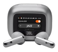 Auricolari JBL Live Flex 3 wireless Bluetooth con Cancellazione Rumore e Microfono, Silver