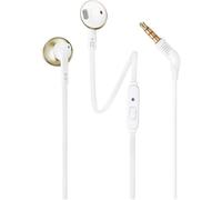 Auricolari JBL Tune 205 con cavo Jack 3,5 mm, microfono integrato, In-ear Champagne Gold