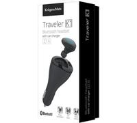 Auricolari Krüger&Matz Traveler K1 wireless Bluetooth con cancellazione rumore, multipoint, neri