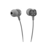 Auricolari Lenovo 300 Gxd1j77353 con cavo USB-C per chiamate e musica grigi