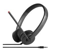 Lenovo Stereo Analog Auricolare Cablato A Padiglione Ufficio Nero