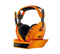 Auricolari Logitech G Astro A50 X Wireless RF Gaming con PLAYSYNC, PRO-G GRAPHENE, microfono Boom e HDMI 2.1 Nero Arancione