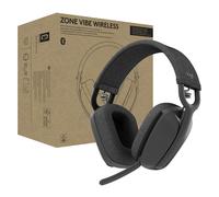 Cuffie Bluetooth Logitech Zone Vibe Wireless con microfono con cancellazione del rumore, in fase di certificazione per Microsoft Teams tramite Bluetooth nativo, Mac/PC