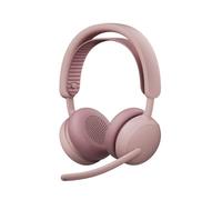 Auricolari Logitech Zone Wireless 2 Bluetooth con Cancellazione Rumore, Microfono, Rosa