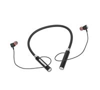 Auricolari Magnetici, Bluetooth 5.2 Pulsanti Multifunzionali Cuffie Stereo con Archetto da Collo Sportivo Bassi Aggiornati IPX5 Impermeabili per la Corsa (Nero)
