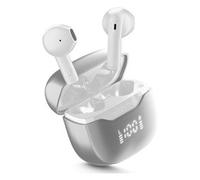 Cellularline Core Pro Auricolari Bluetooth con custodia di ricarica, display LED e funzione ENC Cellularline