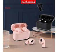Auricolari mini senza fili true senza fili - Audio stereo 9D HiFi, chiamate HD, impermeabile, lunga durata della batteria, compatibilità universale per Android, iOS, giochi - Auricolari sportivi TWS C