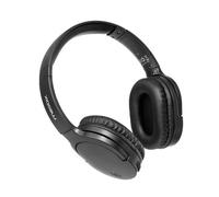 Moodix Cuffie Bluetooth over-ear, compatibili con iOS e Android, cuffie wireless, leggere con bassi profondi, colore nero