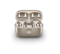 Auricolari Motorola moto buds loop wireless Bluetooth con cancellazione rumore, microfono e protezione idrorepellente beige