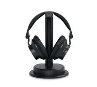 M-282 CTV Cuffie con trasmettitore e stazione di ricarica | Comfort audio senza fili con durata 20 ore, EQ e ingresso ottico