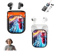 Auricolari NE20, auricolari con traduzione NE20, auricolari Bluetooth 6.0, cuffie wireless sportive impermeabili con touchscreen, con traduttore AI in 140 lingue in tempo reale(2*mix)