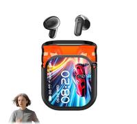 Auricolari NE20, auricolari con traduzione NE20, nuovi auricolari Bluetooth 6.0 del 2026, cuffie wireless sportive impermeabili con touchscreen, con traduttore AI in 140 lingue in tempo reale(White)