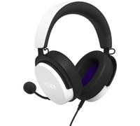 NZXT Relay Cuffie da gioco per PC con filo - AP-WCB40-W2 - Certificate Hi-Res Audio - Suono surround DTS Headphone:X - Design leggero e confortevole - Microfono rimovibile - Bianche