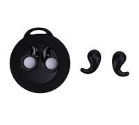 Auricolari per Dormire 5.3 Sottili Wireless con Cancellazione del Rumore per Chi Dorme Sul Fianco Chiamate Chiare Auricolari per Dormire per PC Rilassante, ABS (BLACK)