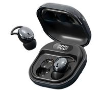 Auricolari per dormire su un fianco, auricolari Bluetooth neri