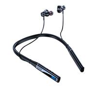 Auricolari per orecchie piccole, cuffie Bluetooth con archetto da collo con batteria a lunghissima durata, controllo multifunzione in linea,