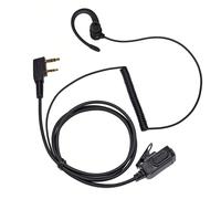 Auricolari per radio ricetrasmittenti HYS, ganci per orecchie a forma di C, morbidi e confortevoli, design di tappi auricolari rossi per un aspetto più bello, auricolare per radio ricetrasmittente con