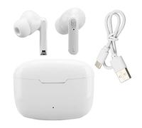 Auricolari per Traduttore Linguistico, Dispositivo Traduttore, Supporta 84 Lingue Online, Traduttore Vocale Istantaneo con Bluetooth e Altoparlanti, Veri Auricolari Wireless per Musica e(Bianco)