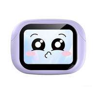 Auricolari per traduzione AI, cuffie wireless a conduzione ossea con clip touchscreen con lunga durata della batteria (senza traduzione viola)