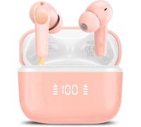 Auricolari per traduzione linguistica AI, auricolari traduttori Bluetooth 5.3 in tempo reale 48 ore, supporto 164 lingue con app AI, auricolari 3 in 1 con microfono ENC, 5 modalità di traduzione