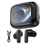 Auricolari Per Traduzione Linguistica - LCD Touchscreen Cancellazione Rumore - Auricolari Con IA Per Traduzione Lingue | Per Uomini E Donne, Viaggio, Lavoro, Studio, Auto, Sport