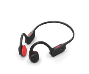 Auricolari Philips TAA5608BK Bluetooth wireless sportivi IPX5 nero e rosso