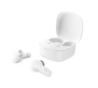 Philips TAT2100WT Auricolari True Wireless Bluetooth 6.0, 36 ore di riproduzione, 4 mic per chiamate chiare, Resistenza agli schizzi IPX4, Alloggiamento tascabile per la ricarica, Bianco