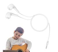 Auricolari plug-in - 11 x 6 cm in resina sintetica resistente all'abrasione Azure, cuffie per struttura scolastica, geometria ergonomica della punta in silicone, affidabile portatile leggero |