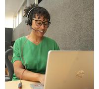 Auricolari Poly Blackwire 8225 con cavo USB-C con Cancellazione del Rumore per Ufficio Nero