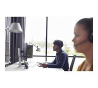 Auricolari Poly EncorePro 310 con cavo USB-C per chiamate con Cancellazione Rumore neri