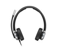 HP Poly Mission 625 USBCA Duo Auricolare USB stereo con connessione USB-C (include adattatore USB-A), con 2 microfoni con riduzione del rumore tramite