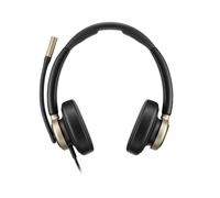 Auricolari Poly Mission 820 con cavo USB-C, cancellazione attiva del rumore, ufficio, nero