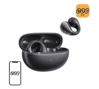 Auricolari QCY Crossky Clip C30 wireless Bluetooth 5.4 sportivi neri