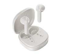 Auricolari QCY T41 wireless Bluetooth 5.4 con cancellazione rumore, IPX4, 35h batteria bianco