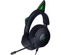 Razer Kraken Kitty V3 X - Cuffie con filo Kitty per gaming - Iconiche orecchie da gatto - Leggerezza di 270 g - Microfono cardioide HyperClear - Driver TriForce da 40mm - Jack da 3,5 mm | Nero