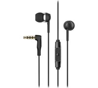 Auricolari Sennheiser CX 80S con cavo, connettore 3,5 mm, microfono e telecomando inline, neri